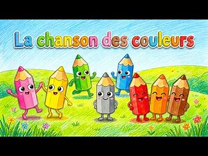 La chanson des couleurs 🎨 | Chanson pour enfants avec paroles🎶