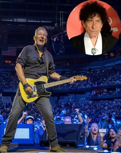 In a moment that brought the Kennedy Center Honors to a standstill, Bruce Springsteen took the stage with nothing but his guitar, his gravel-edged voice, and a heart full of reverence. Delivering a raw, soul-stirring rendition of Bob Dylan’s “The Times They Are A-Changin’,” Springsteen didn’t just sing—he channeled the spirit of a generation. Every lyric felt like a lightning strike, echoing Dylan’s timeless call for justice and change. As the audience rose in awe, tears flowed freely—not just f