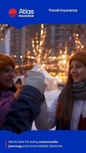 From wandering through festive markets 🎄 to exploring cosy winter destinations ❄️ and creating unforgettable holiday memories, our Travel Insurance keeps you protected wherever you go ✈️ Visit https://bit.ly/4bmrHvD to purchase your insurance for peace of mind within minutes. --- Atlas Insurance PCC Limited (C5601) is authorised under the Insurance Business Act 1998 to carry on general insurance business and is regulated by the Malta Financial Services Authority. For more info: bit.ly/atlas_leg