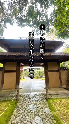 茶道と禅の融合する寺院【慈光院】✨ 境内全体が茶席として設計されている珍しい寺院です🥰 史跡・名勝の庭園は本当に素敵で、庭園を眺めながらのんびりお抹茶がいただけます🍵 お茶室や書院などの重要文化財もゆったりと見ることができます。 癒しの時間が流れる素晴らしい所でした🥰 #奈良 #お寺 #重要文化財 #庭園 #観光