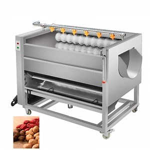 [Hot Item] 1200kg Capacity Electric Root Vegetable Potato Cassava Peeler and Washer Machine