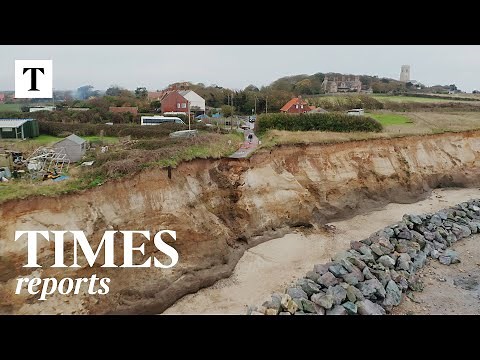 The British Town Falling Into The Sea