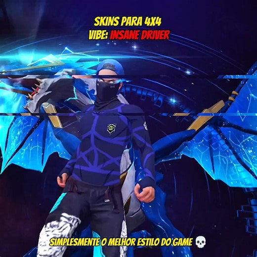 Skins para 4v4 Versão: Insane Driver #freefire #skinsfreefire #garenafreefire #fyp #freefirebrasil
