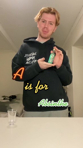 See learning your ABC’s can be fun!!! #shots #absinthe