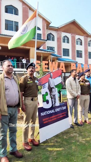 DC Shopian and SSP Shopian led Rashtriya Ekta Diwas celebrations, marking Sardar Patel’s 150th birth anniversary with a unity pledge, run for unity, and cultural events promoting national harmony. #theshopiangazette | The Shopian Gazette