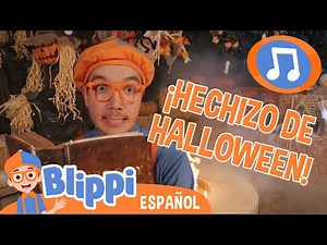 BOO! Blippi y su Libro de Hechizos de Halloween!🎵 Blippi Español - Canciones para niños