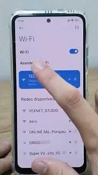 Como acessar o código QR da rede WiFi conectada no Redmi Note 10