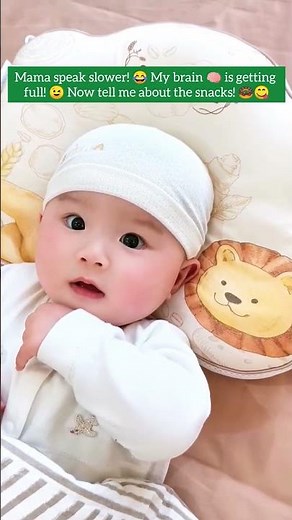 Mama speak slower! 😂 My brain 🧠 is getting full! 😉 Now tell me about the snacks! 🍩😋