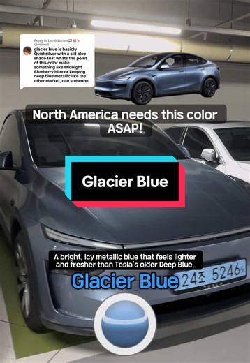 Glacier Blue: The New Tesla Model Y Color