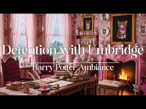 Detention with Umbridge | Fire | Study, Sleep, Focus | No Music