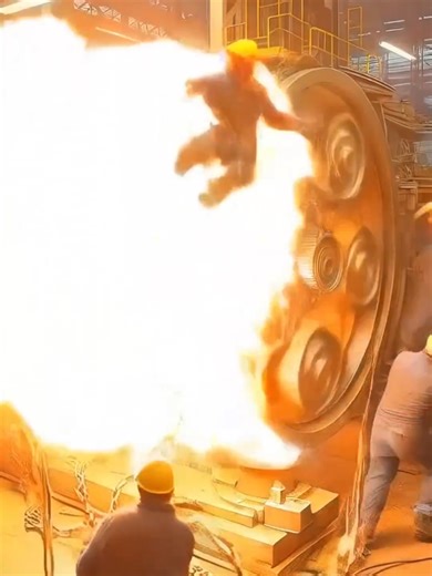 Unsecured Bolt Leads to Catastrophic Engine Breakdown #mashin #mashinework #enginefail #factorywork #productmaking