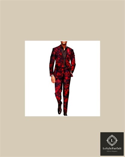 Elegant African Suit