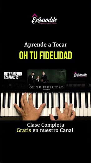 ¡Aprende a tocar "Oh Tu Fidelidad" en piano! 🎹 (Marcos Witt) #piano #pianoparaniños #tutorial