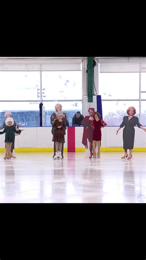 The Golden Girls… on Ice! The Sky Rink All Stars Junior Team performs on @worldiceskatingday for the @skatingclubofny at Sky Rink in NYC last weekend. #thegoldengirls #iceskating #figureskating #oniceperspectives #worldiceskatingday | On Ice Perspectives