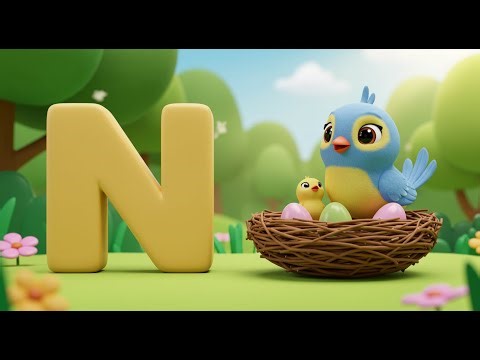 Nnn… Nest in the Tree | N is for Nest Song | Phonics & Alphabet Learning for Kids