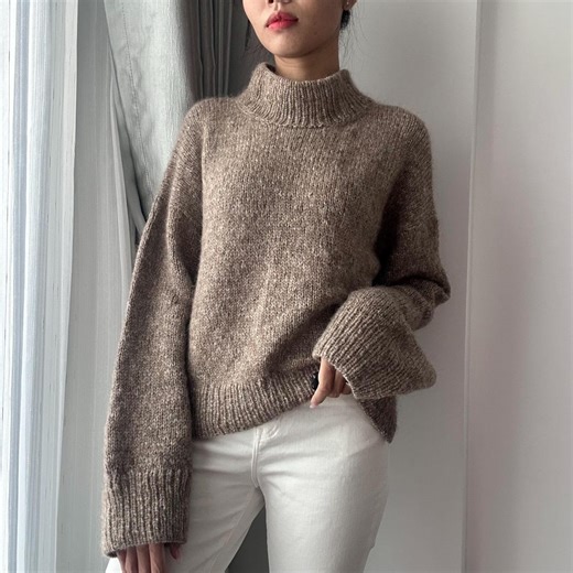 Knitting Pattern | the PULLOVER 01 | Basic Sweater Pattern | Topdown Knitting Beginner Knitting Pattern - Etsy Canada