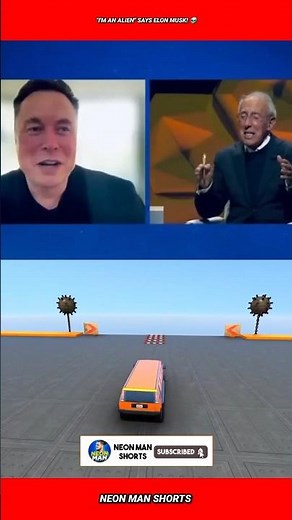 "I'm an alien" says Elon Musk! 👽 #shorts