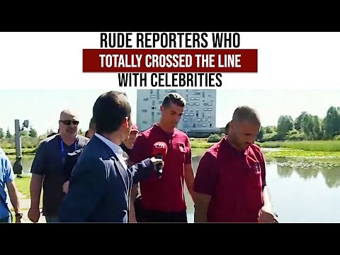 Rude reporters who totally crossed the line with celebrities!
