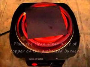 Making a Copper Solar Cell
