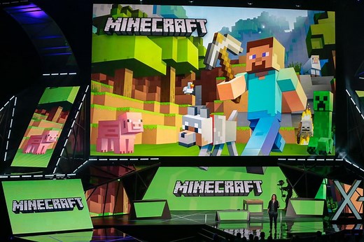 Microsoft unleashes virtual reality in latest Minecraft