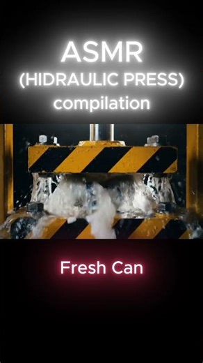 Most Satisfying Hydraulic Press ASMR Compilation 🐻🥤🍪🍯 #ai #aiart #asmr #hydraulicpress #asmrsounds