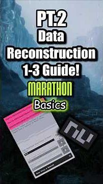 Marathon Data Reconstruction 1-3 Contract FULL Guide! PT.2
