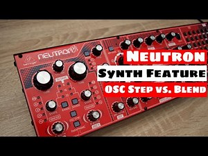 Behringer Neutron Synth Feature: Analog Wavefrom Stepping vs Blending | SYNTH ANATOMY