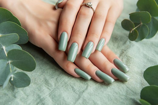 Sage Green Is the Most Popular Nail Color This Season—Here Are 12 Designs You'll Want to Copy ASAP