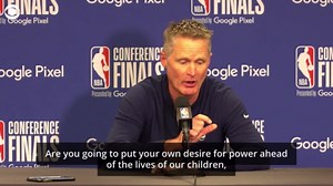 Steve Kerr on Texas school shooting: "When are we going to do something?"