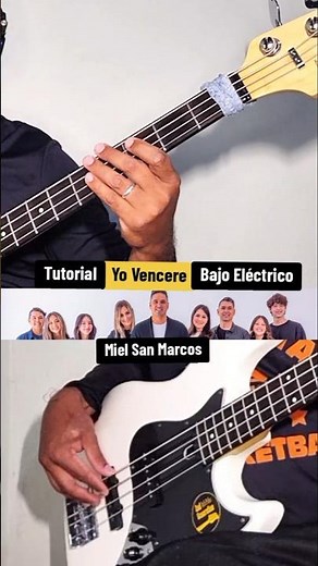 Yo vencere - Miel San Marcos - Tutorial Bajo Eléctrico