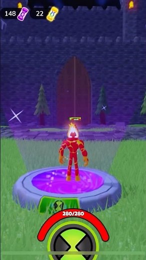 Heatblast goes into the creepy castle 🏰