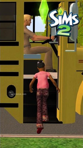 The Sims Evolution - School Bus Graphics Sims 1 Sims 2 Sims 3
