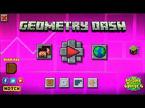 Minecraft Texture Pack for Geometry Dash 2.11 [DOWNLOAD]