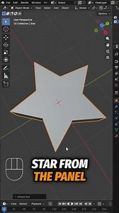 Easy Star Modeling in Blender