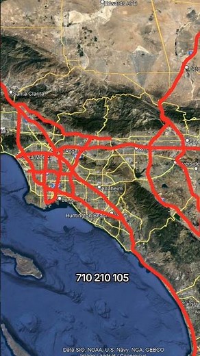 A Guide To Los Angeles's Freeways #geography