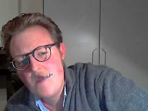 Hard smoking a Pall Mall Unfiltered from the USA.