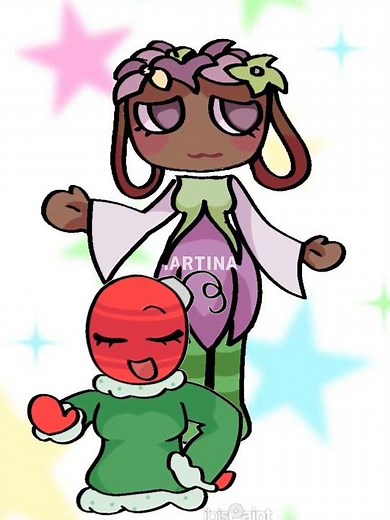 bobette x bassie dandy's world 💐 ☃️ #art