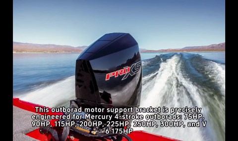 Amazon.com: 4-Stroke Engines Outboard Motor Trailering Support Motor Bracket Compatible with Mercury, Transom Saver Bracket Motor Tote Fits 75/90/115/200/225/250/300HP & V6 175HP,Stainless Steel Material, Red : Automotive