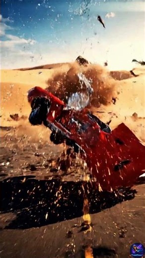 Ultimate Muscle Car Desert Crash Animation | Epic Cinematic Scene