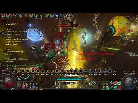 PoE 3.20 - Blight-Ravaged Maps Strat | Stunning Meteor Towers