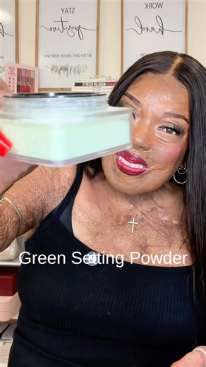 I added too much blush just to see if it would work! #colorcorrection