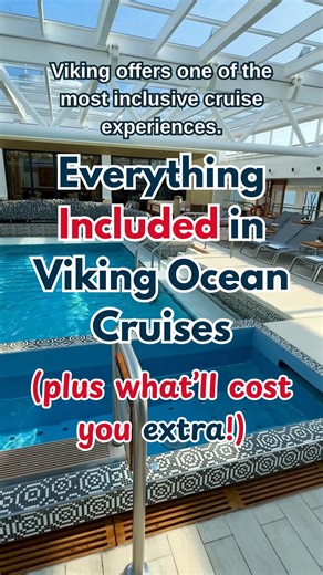 7.1K views · 25 reactions | Here's EVERYTHING that's included on Viking ocean cruises! Have you sailed with this premium cruise line? #cruise #vikingcruises #cruisetips #whatsincluded #cruiseship | Eat Sleep Cruise | Facebook