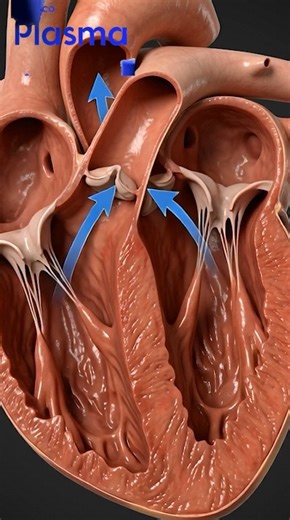 The right ventricle is identified by its coarse trabeculae carneae, giving the cavity a rough, sponge-like appearance. It contains three papillary muscles—anterior, posterior, and septal—anchoring the tricuspid valve via chordae tendineae. Its smooth outflow tract, the conus arteriosus (infundibulum), channels blood into the pulmonary trunk. A key landmark, the septomarginal trabecula (moderator band), carries part of the right bundle branch, playing an important role in ventricular conduction. 