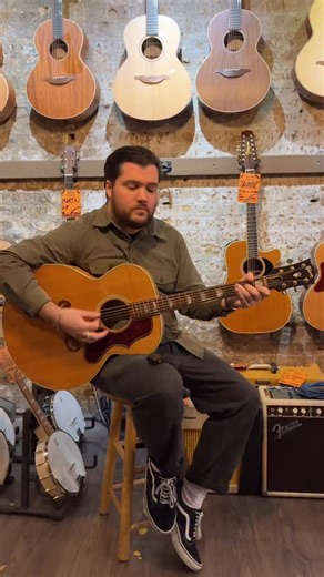 Wunjo Guitars on Instagram: "Listen up! We’ve got this awesome Gibson J-200 Studio available now in store and online! Get in touch and you too can be a rock and roll star! - Link in Bio! - #oasis #noelgallagher #gibsonj200 #gibsonacoustic #oasislive25"