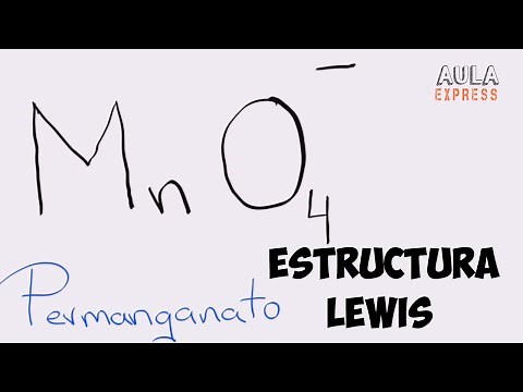 QUIMICA Estructura de Lewis ion Permanganato MnO4- Expansión Octeto Diagrama orbitales AULAEXPRESS