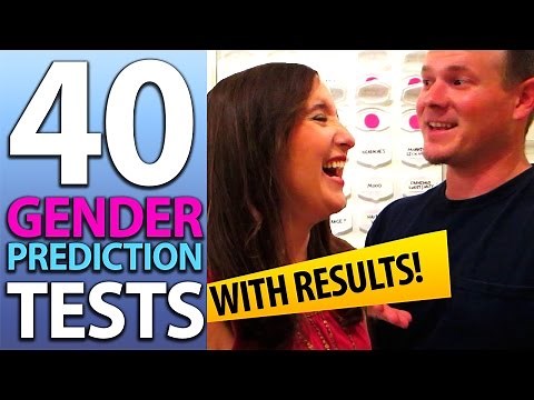 40 GENDER PREDICTION TESTS - WITH RESULTS!