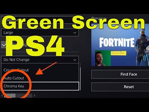 PS4 Camera Chroma Key | Add Green Screen to PS4 Camera Live Stream