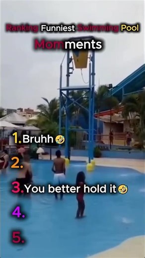 Ranking The Funniest Swimming Pool Fails Ever (Big Mistake) #funny #shorts #ranking #viral