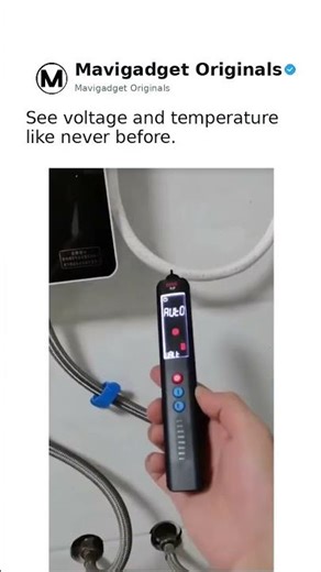 Product Link in Bio -) Product: LCD Result Display Voltage Tester Thermometer