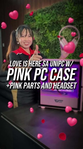 Love is here sa UniPC! Pink PC case pink parts = ultimate kilig setup! 📍 Visit Our Branches Here: https://taplink.cc/storemap 💳 Avail Now via: Cash | Bank Transfer | QR Ph (Scan to Pay) | Credit Card (Straight & Installment: BDO, Metrobank) | Cheque | Buy Now, Pay Later (Home Credit & Skyro) 🌐 Website: https://unicorp.ph 🛍️ Shopee: https://shopee.ph/unicorpph 🎬 TikTok: https://www.tiktok.com/@unipc.ph 💬 Viber Inquiries: https://taplink.cc/unipcmarketplace 📘 Facebook Pages: https://taplink